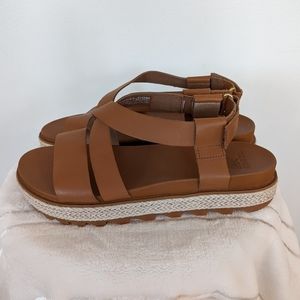 Sorel Roaming Crisscross Jute Sandals